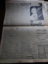Cumhuriyet Gazetesi - 7 Haziran 1952 - CHP'nin Tasfiyesine Kadar Gidebilecek Bir Kanun Teklifi - Başbakan Adnan Menderes'in Patrik Athenagoras'ı Ziyareti - Albay Nuri Pamir Kore'de Şehit Oldu Fotoğraf - Yunan Hükümdarları Yarın 17 de Geliyorlar - Kuzey Atlantik Paktı Kuvvetleri Başkomutanı General Ridgway'in Türkiye'yi Ziyareti - Mareşal Papagos'a Trakyanın Müdafaası Kabil Olmayacak - Türk Fransız Kültür Anlaşması - İspanya Futbol Milli Takımı Geldi - Gelin Aya Gidelim Yazan Tevfik Sadullah - Dün Geceki Güzellik Müsabakası Fotoğraf - Ruh Gurbetinde Yazan Kerime Nadir Yazı Dizisi - Konya'da Suni Yağmur Denemeleri - Hindistan'da Hindu Müslüman Kavgası - Gül Kupası Atletizm Müsabakaları - El Yazılarından Mana Çıkarma Sanatı Tıbbın Büyük Yardımcısı - Süreyya Plaj Gazinosu Maltepe - Movado Saatleri - Minerva Dikiş Makineleri -  Perihan Altındağ Sözeri Siz Bana Gelmezseniz Siemens Beni Size Getirir Diyor - Volvo Diesel Kamyonları - Oliver Yazı Makineleri -  Alman Gobi Bisiklet - Philco