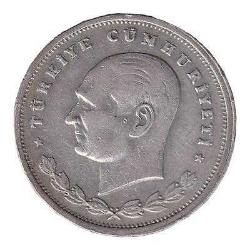 1934 – 100 Gümüş Kuruş çok nadir RR Orta yıldız