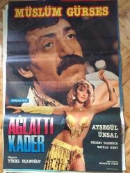 Ağlattı Kader - Orijinal Film Afişi Müslüm Gürses