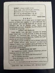 1 ŞUBAT 2005 - TAKVİM YAPRAĞI - DOĞUM GÜNÜ HEDİYESİ - BÜYÜK SAATLİ MAARİF TAKVİMİ - SADİ - FARUK ORAY - ŞUBAT AYI SAĞLIĞI - BİLMEYECEK NE VAR