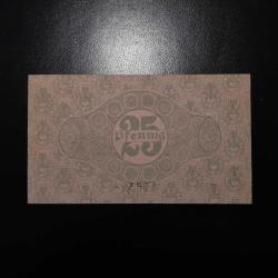 Notgeld | 1917 - 1924 - 25 Fenik.
Kamen kenti.
-1919-
(Arka yüz)