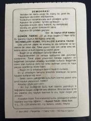 17 MART 2005 - TAKVİM YAPRAĞI - DOĞUM GÜNÜ HEDİYESİ - BÜYÜK SAATLİ MAARİF TAKVİMİ - NIETZCHE - DR. CEYHUN ATUF KANSU - ŞAİR DR. CEYHUN ATUF KANSU VEFAT ETTİ - DENİZ SOM