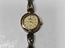 JAPON,DIABLO MARKA 23 AYAR ALTIN KAPLAMA BAYAN KOL SAATİ