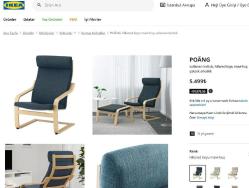 KOLTUK, İKEA NIN POANG ( POÄNG ) ADLI EFSANE KOLTUĞU 2 ADET (HATASIZ)