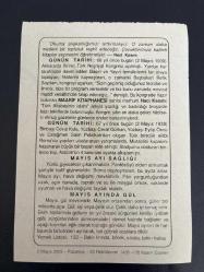 2 MAYIS 2005 - TAKVİM YAPRAĞI - DOĞUM GÜNÜ HEDİYESİ - BÜYÜK SAATLİ MAARİF TAKVİMİ - NACİ KASIM - TÜRK BİNİCİLİK EKİBİNİN ROMA DA KUPA KAZANMASI - MAYIS AYI SAĞLIĞI - MAYIS AYINDA GÜL
