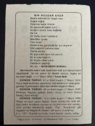 7 MAYIS 2005 - TAKVİM YAPRAĞI - DOĞUM GÜNÜ HEDİYESİ - BÜYÜK SAATLİ MAARİF TAKVİMİ - HZ.MUHAMMED - NEVİN MERAY BURSALI - YUNUS NADİ - 2.DÜNYA SAVAŞI SONA ERDİ - HALDUN TANER VEFAT ETTİ