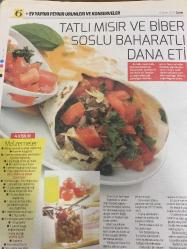 HÜRRİYET GAZETESİ HÜRRİYET KELEBEK 2 GAZETESİ DOĞUM GÜNÜ GAZETESİ - 6 Ocak 2017 - Ev yapımı peynir ürünleri ve konserverler-Tatlı mısır ve biber soslu baharatlı dana eti-Amarettolu kayısılı tart-Ballı incirle kuzu eti-Pembe tane karabiberli keçi peyniri-Salatalık ve dereotlu tatlı ekşi sosla fırında somon-Dıck James Strawbrıdgein önerilerini içeren yemek rehberiniz-sert keçi peyniri tarifi-keçi peyniri salatası-domatesli tatlı ekşi sos tarifi-Baharatlı tatlı ekşi portakal sosu