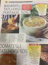 HÜRRİYET GAZETESİ HÜRRİYET KELEBEK 2 GAZETESİ DOĞUM GÜNÜ GAZETESİ - 6 Ocak 2017 - Ev yapımı peynir ürünleri ve konserverler-Tatlı mısır ve biber soslu baharatlı dana eti-Amarettolu kayısılı tart-Ballı incirle kuzu eti-Pembe tane karabiberli keçi peyniri-Salatalık ve dereotlu tatlı ekşi sosla fırında somon-Dıck James Strawbrıdgein önerilerini içeren yemek rehberiniz-sert keçi peyniri tarifi-keçi peyniri salatası-domatesli tatlı ekşi sos tarifi-Baharatlı tatlı ekşi portakal sosu