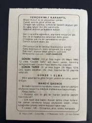 25 MAYIS 2005 - TAKVİM YAPRAĞI - DOĞUM GÜNÜ HEDİYESİ - BÜYÜK SAATLİ MAARİF TAKVİMİ - DR.FARUK BAYÜLKEM - EDİP CANSEVER - CEVDET PAŞA VEFAT ETTİ - GÜNDE 1 ELMA - MANEVİ İŞKENCE