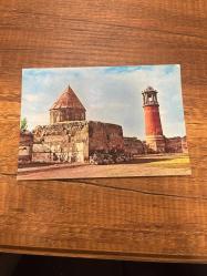 Erzurum saat kulesi ve kümbet keskin color   kartpostalı 15x10.5 ebatında