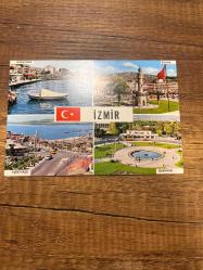 Egenin incisi İzmir keskin color   kartpostalı 15x10.5 ebatında