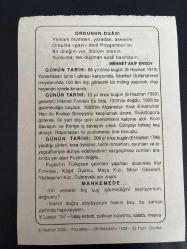 6 HAZİRAN 2005 - TAKVİM YAPRAĞI - DOĞUM GÜNÜ HEDİYESİ - BÜYÜK SAATLİ MAARİF TAKVİMİ - FUAT BAYRAMOĞLU - MEHMET AKİF ERSOY - 100 BİN KİŞİLİK İSTANBUL MİTİNGİ - GAZETECİ HİKMET FERİDUN ES'İN VEFATI - YAZAR PUŞKİN DOĞDU - MAHKEMEDE
