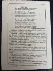 27 HAZİRAN 2005 - TAKVİM YAPRAĞI - DOĞUM GÜNÜ HEDİYESİ - BÜYÜK SAATLİ MAARİF TAKVİMİ - ÖZBEK İNCEBAYRAKTAR - TÜRK DEVLETİNDE İLK DÜZENLİ ORDU KURULDU - YAZAR AHMET MİTHAT EFENDİ TARAFINDAN TERCÜMAN-I HAKİKAT ADLI GAZETE ÇIKARILDI - SOKOLLU MEHMET PAŞA SADRAZAM OLDU