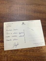 İzmir fuar ve kültür park keskin color   kartpostalı 15x10.5 ebatında