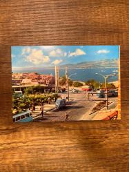 Eşref paşadan bir görünüş İzmir tuna    kartpostalı 15x10.5 ebatında
