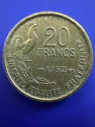 Fransa 20 Frank 1952