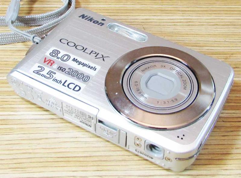 ViNTaGe NIKON Coolpix S210 DİJİTAL FOTOĞRAF MAKİNESİ - Antika