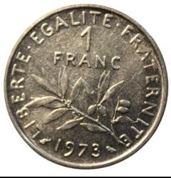 Fransa 1 Frank 1973 Çil