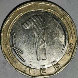 BULGARİSTAN  2002  1 LEVA