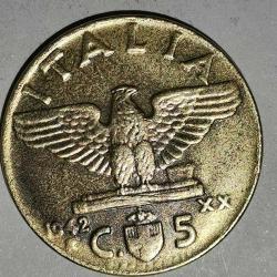 İTALYA 1942 5 CENTESIMI