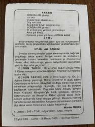 2 EYLÜL 2005 - TAKVİM YAPRAĞI - DOĞUM GÜNÜ HEDİYESİ - BÜYÜK SAATLİ MAARİF TAKVİMİ - KAZIM TAŞKENT - YETKİN ARÖZ - EYLÜL AYI SAĞLIĞI -  II.DÜNYA SAVAŞI SONUNDA JAPONYA AMERİKA'YA TESLİM OLDU - MÜMTAZ ARIKAN