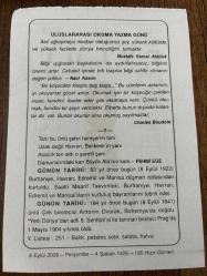 8 EYLÜL 2005 - TAKVİM YAPRAĞI - DOĞUM GÜNÜ HEDİYESİ - BÜYÜK SAATLİ MAARİF TAKVİMİ - ATATÜRK - NACİ KASIM - CHARLES BOUDOİN - BURHANİYE VE MANİSA DÜŞMAN İŞGALİNDEN KURTULDU - ÇEK BESTECİ ANTONİN DVORAK DOĞDU