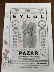 18 EYLÜL 2005 - TAKVİM YAPRAĞI - DOĞUM GÜNÜ HEDİYESİ - BÜYÜK SAATLİ MAARİF TAKVİMİ - HZ.MUHAMMED - BERAT KANDİLİ - YORGUNLUĞU YENMEK