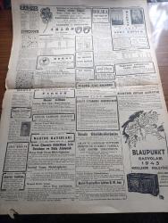 Cumhuriyet Gazetesi - 21 İkinciteşrin (Kasım) 1942 - Dördüncü Kış Başmakale - İstanbul'da Fırtınanın Yaptıkları Alibeyköyünü Ve Silahtarağa Elektrik Fabrikasını İstila Eden Seller Fotoğraf - Milli Korunma Kanununda Tadilat Layihası Son Şeklini Aldı - Tunus'a Giren Müttefik Ordu - Libya'da Mihver Ordusu Bingaziyi Tahliye Etti - Sovyet Harp Tebliği - Askeri Vaziyet Şark Cephesinde Ve Afrika'da Harekat Yazan Emekli General H. Emir Erkilet Yazı Dizisi - Bir Acı Hikaye Yazan Nadir Nadi - Almanya İle 10 Milyon Kilo Fındık İçin Anlaşma Yapıldı - Cihan Hakimi Bugün Lale Sinemasında - Safiye Ayla Ve Müzeyyen Senar Yardım Konseri İstanbul Gazinosunda - Kar İzleri Örttü Yazan Henri Bordeaux Yazı Dizisi - Yer Meselesi Yazan Burhan Felek Köşe Yazısı - Hadiselerin Ortaşarktaki Tesiri Yazan Ömer Rıza Doğrul Köşe Yazısı - Arlon Saat Mağazaları - Bugünkü Radyo Programı -  Dolska Yeni Terzi Evi - Horoz Marka Anilin Paket Boyaları - Blaupunkt Radyoları