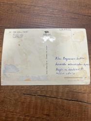 Yeşil Bursa yeşil cami keskin color  kartpostalı 15x10.5 ebatında