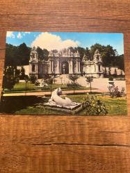 Dolmabahçe sarayı kapısı İstanbul  keskin color   kartpostalı 15x10.5 ebatında