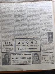 Cumhuriyet Gazetesi - 24  Birincikanun (Aralık) 1942 - Varlık Vergisi Bir Vatan Borcudur Herkes Onu Seve Seve Ödeyecektir Başmakale - Milli Şef İsmet İnönü'nün Millete Dünkü Hitabeleri - İsmet İnönü Diyor Ki Vatanımız Hür Vatandaşların Vatanı Olarak Kalacaktır Fotoğrafı - İstanbul Parti Vilayet Kongresinin Dünkü Celsesinden Şerefli Bir Hatıra Fotoğraf - Erbaa Felaketinin Bilançosu Resmi Malumata Göre 418 Kişi Ölmüş 484 Kişi Yaralanmıştır - Moskova'da Neşredilen Hususi Harp Tebliği - Varlık Vergisi Bankaların Tüccara Kredi Çekleri Vermesi Tasavvur Ediliyor - Askeri Vaziyet Rus Taarruzlarının Bugünkü Neticeleri Yazan Emekli General H. Emir Erkilet Yazı Dizisi - Müzeyyen Senar Halide Pişkin Gecesinde Turan Tiyatro Ve Sinemasında - Kasımpaşa Aşevi Açıldı - İnhisarın Yapacağı Rakılar - Kar İzleri Örttü Yazan Henri Bordeaux Yazı Dizisi - Alman Harp Tebliği - Sovyet Harp Tebliği - Yarının Gençliği Filmi Saray Sinemasında - İstanbul Belediyesi Şehir Tiyatrosu Dram Kısmında Büyük İhtilal  Oyunu