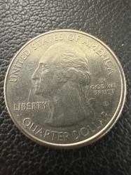 Amerika USA ABD ¼ Dolar , 2016 Harpers Ferry Ulusal Tarihi Parkı Darphane işareti 