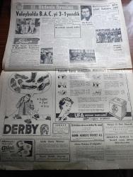 Cumhuriyet Gazetesi - 13 Ekim 1959 - Türk Rus Münasebetlerine Dair Adnan Menderes'in Konuşması - Güvenlik Konseyi İçin Seçimde Polonya Bizden Daha Fazla Oy Topladı - İstanbul Emniyet Birinci Şube Müdürü Yaşar Yiğit Nakledildi - Kıbrıs'ta Rum Basınının Küstahlığı - Osman Bölükbaşı'nın Saidi Nursi Hakkında Sözleri - Maliye Bakanı Hasan Polatkan Havaalanında Gazetecilerle Görüşürken Fotoğrafı - Ortadirek Yazan Yaşar Kemal Yazı Dizisi - Sovyet Rusya'da Mahkum Kadın Kampları Stalin'in Ölümünden Evvel Ve Sonra Yazı Dizisi - Bir İnkılapçı Öldü Yazan Haluk Yusuf Şehsuvaroğlu - Tiyatro Ankara'da Ekmek Parası Yazan Lütfi Ay - Koruyucu Melekler Sevimli Balıkçı Çizgi Roman - Alaca Çorap Yazan Nihal Karamağaralı Yazı Dizisi - Galatasaray Dün Sabah Sofyaya Gitti - 3. Akdeniz Oyunları - Voleybolda Birleşik Arap Cumhuriyeti'ni 3 1 Yendik - Tabanca Atış Müsabakası - Güreş Antrenörü Mehmet Oktav Takımı Antrenmanda Çalıştırırken Fotoğrafı - Olimpiyata 12 Sporda Katılıyoruz - Ufa Mutfak Margarini