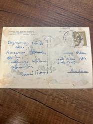 Süleymaniye cami arkasından Haliç’te grup İstanbul panorama   kartpostalı 14.5x10.5 ebatında