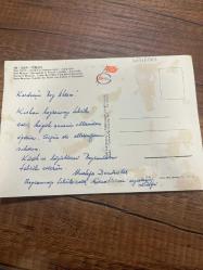 İzmir yeni cami Atatürk’ün annesinin kabri Karşıyaka tuna     kartpostalı 14.5x10.5 ebatında