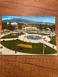 İzmir basmahane meydanı fuar kültür park keskin color    kartpostalı 14.5x10.5 ebatında