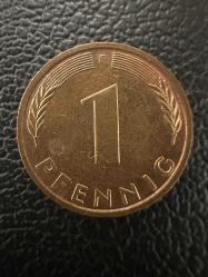 Almanya 1 Pfennig 1987 F