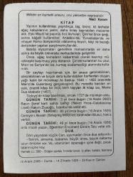 16 ARALIK 2005 - TAKVİM YAPRAĞI - DOĞUM GÜNÜ HEDİYESİ - BÜYÜK SAATLİ MAARİF TAKVİMİ - PEYAMİ SAFA - NACİ KASIM - RAKIM ZİYAOĞLU VEFAT ETTİ - MUSUL IRAK'A VERİLDİ - ÖĞRETMEN ERCÜMENT TALU VEFAT ETTİ