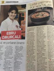 HÜRRİYET GAZETESİ HÜRRİYET KELEBEK 2 GAZETESİ DOĞUM GÜNÜ GAZETESİ - 27 Haziran 2016 - ebru Omurcalı‘dan iftar menüleri ve sahur önerileri-çorbalar ve tatlılar-aş otlu patates çorbası tarifi-Sumaklı köfte tarifi-çorba yapmanın püf noktaları-fıstık soslu irmik tatlısı-mantarlı bulgur pilavı tarifi-sebzeli Harira çorbası tarifi-patatesli kuş yuvası tarifi-vanilyalı ve çikolatalı puding tarifi-içli tavuk tarifi-domates kebabı tarifi-bakla çorbası tarifi-patatesli fırın makarna tarifi-ekmek hamuru böreği-