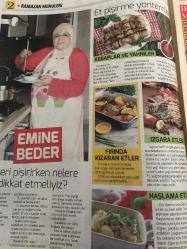 HÜRRİYET GAZETESİ HÜRRİYET KELEBEK 2 GAZETESİ DOĞUM GÜNÜ GAZETESİ - 21 Haziran 2016 - ebru Omurcalı‘dan iftar menüleri ve sahur önerileri-Emine Beder-karışık yeşillik tabagi tarifi-Hatay Maklubesi tarifi-sodalı kabak böreği tarifi-yaz sebzeleri ile tavuk Graten tarifi-sütlü patates çorbası tarifi-puf böreği tarifi-çıtır mercimek böreği tarifi-hazır yufka ile su böreği tarifi-Sultan sarı köftesi tarifi-patlıcan mücveri tarifi- çikolatalı mus kup tarifi--kebaplar ve Yahniler-ızgara etler-haşlama etler-fırında kızaran etler-et pişirirken nelere dikkat etmeliyiz-annemin çıtır mercimek böreği tarifi-