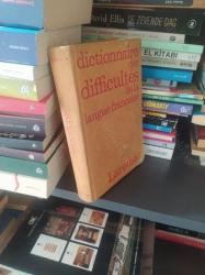 DICTIONNAIRE DES DIFFICULTES DE LA LANGUE FRANCAISE fransızca sözlük