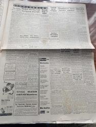Cumhuriyet Gazetesi - 3 Aralık 1959 - Mecliste Dün De Gürültüler Oldu - Doktor Fazıl Küçük Bugün Kıbrıs'ta Cumhurbaşkanı Muavini İlan Edilecek -  Dün 5 Gazeteci Daha Mahkum Oldu - Muhalefetin Yeni Bütçe Hakkındaki Görüşü - Nurcuların Dünkü Duruşması - Samsundaki Nurcular Nelerle İtham Ediliyorlar - Mülkiyenin 100. Yıldönümü - Galatasaray Beşiktaş Maçını Dalda İzleyenler Fotoğraf - Ankara Koleji Öğrencilerinin Yaptırdıkları Eisenhower 40*60 Ebadındaki Dev Portresi - Hürriyet Şairi Namık Kemal Anıldı - Devlet Operası Sanatçısı Hüsamettin Under İşinden Çıkarıldı - Konyalı Kız Yazan Fakir Baykurt - Türk İran Dostluğuna Mevlana Yazan Hasan Ali Yücel - Ayrılan Kalpler Filmi Site Sinemasında - Sudanda 5 Kişi Kurşuna Dizildi - Alaca Çorap Yazan Nihal Karamağaralı Yazı Dizisi - Ankara İstanbul Radyosu Programı - Okul Yapılan Köy Cami Ve Kahveleri - Beşiktaş Namağlup Galatasaray'ı 1 0 Yendi - Fenerbahçe Nice Bugün Oynuyor - Turgay Şeren 1 Ay Metin Oktay 20 Gün Oynamayacak -Lefter Küçükandonyadis