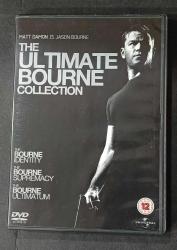 TÜRKÇE YOKTUR * THE ULTIMATE BOURNE COLLECTION * 3-DİSK SET * THE BOURNE IDENTITY / THE BOURNE SUPREMACY / THE BOURNE ULTIMATOM * DVD