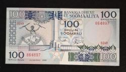 Somaliland 100 SHILINGS 1989 ÇİL KAĞIT PARA