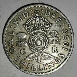 İNGİLTERE  1950   2 SHILING