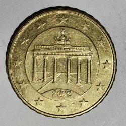 ALMANYA 2002 D  10 EUROCENT