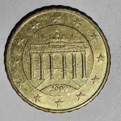 ALMANYA 2002 D  10 EUROCENT