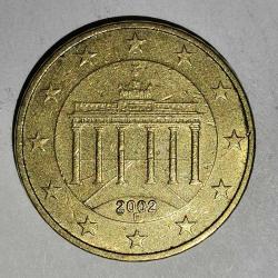ALMANYA 2002 F  10 EUROCENT