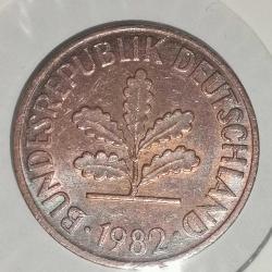 ALMANYA 1982 G  2 PFENNIG  KAPAMASINDA