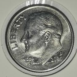 AMERİKA  2000 D   1 DİME  KAPAMASINDA